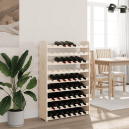 Walplus Wine Rack 72.5X25X111.5 Cm Solid Wood Pine - thumbnail 3
