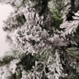Samuel Alexander 8Ft (2.4M) Snow Flocked Woodcote Spruce Artificial Christmas Tree - thumbnail 6