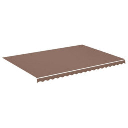 Berkfield Replacement Fabric For Awning Brown 5X3.5 M - thumbnail 2