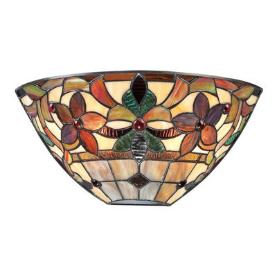 Vintage Bronze Twin Wall Light Sconce With Led E14 Bulbs