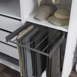 GoodHome Atomia Freestanding White Chipboard Wardrobe, Clothing & Shoes Organiser (H)2250mm (W)2500mm (D)580mm - thumbnail 4