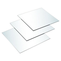 Darphe 3Pcs Acrylic Adhesive Wall Mirror Tiles Shatterproof For Home Decor - thumbnail 4