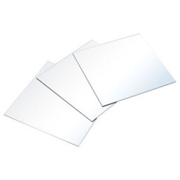 Darphe 3Pcs Acrylic Adhesive Wall Mirror Tiles Shatterproof For Home Decor - thumbnail 5