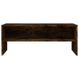 Berkfield Tv Cabinet Smoked Oak 100X40X40 Cm Engineered Wood - thumbnail 4