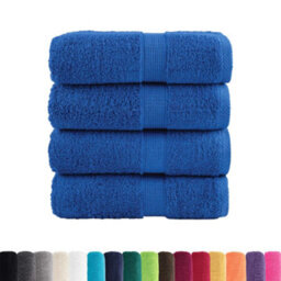 Berkfield Durable Premium Wash Towels Solund 4Pcs Blue 30X30Cm 600Gsm