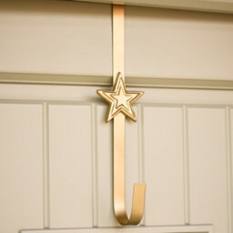 Dibor 35Cm Moonlight Front Door Christmas Wreath With Star Wreath Hanger - thumbnail 5