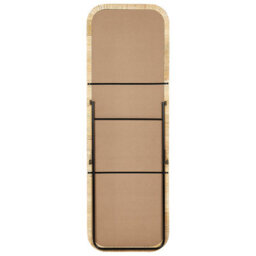 Beliani Standing Mirror Malange 150 Cm Rattan Natural - thumbnail 5