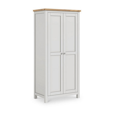 Farro Grey Double Full Hanging Wardrobe - By Roseland Furniture - image 1