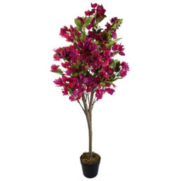 Leaf 120Cm Artificial Pink Bougainvillea Tree