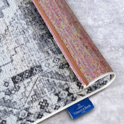 The Rugs Villeroy & Boch Domenique Rug Indoor Outdoor, Uv Resistant Flatweave In Grey - thumbnail 5