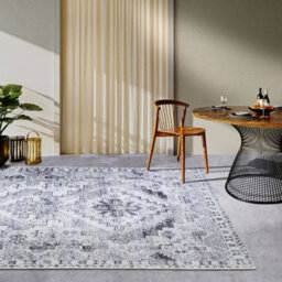 The Rugs Villeroy & Boch Domenique Rug Indoor Outdoor, Uv Resistant Flatweave In Grey - thumbnail 6