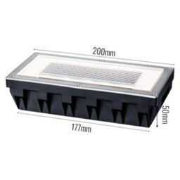 The Solar Centre Solarcentre  Onyx Dualwhite Solar Brick Light - thumbnail 2