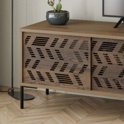 Decortie Dionysos Modern Tv Unit Multimedia Centre With Storage Tv Cabinet 170Cm Dark Oak Effect - thumbnail 6
