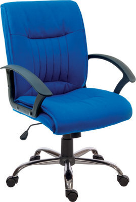 Teknik Milan Fabric Executive Chair Blue - image 1