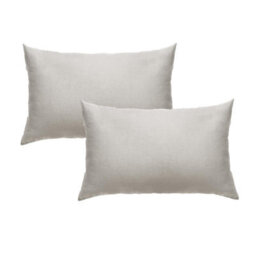 Ohs 2 X Soft Polycotton Housewife Pillowcase Set, Silver - 50 X 75Cm