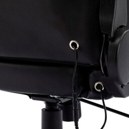 Neo Black Leather Computer Office Gaming Chair With Led Lights - thumbnail 4