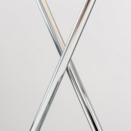 Valuelights Kuros Contemporary Polished Chrome Table Lamp With White Rectangular Shade - thumbnail 5