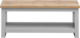 Timber Art Design Lisbon Grey And Oak Coffee Table With Open Shelf Storage - thumbnail 3
