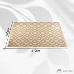 Smart Garden Alfresco Outdoor Garden Rug - Mocha Neptune 230Cm - thumbnail 3