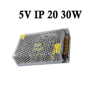 5V 30 Watts Ip20 Universal Regulated Switching Power Supply Transformer Ip20 For Led Strip Light Cctv - image 1