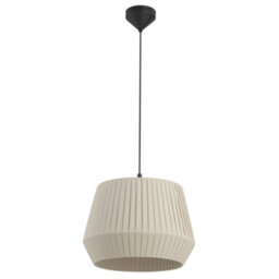 Nordlux Dicte Textile Pendant Light Hand Pleated Brown,mains - thumbnail 4