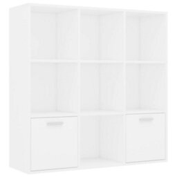 Vidaxl Book Cabinet White 98X30X98 Cm Engineered Wood - thumbnail 2