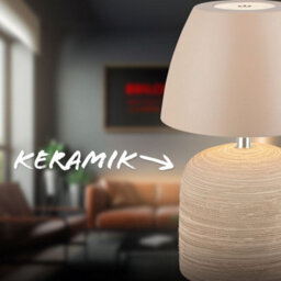 Briloner Led Table Lamp Rechargeable Bedside Light Dimmable Cordless Warm White Ceramic Beige 2,5W, 200Lm - thumbnail 8