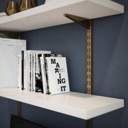 Rothley Ruckley Wall Mounted Desk With Adjustable Shelves - thumbnail 4