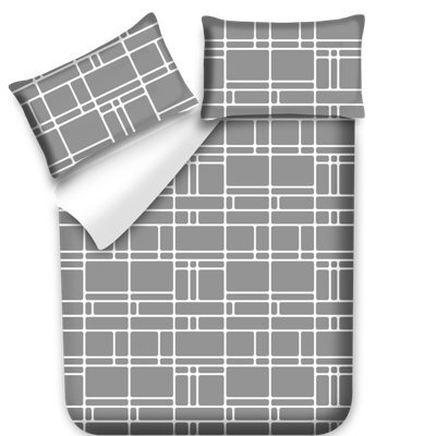 Pamposh Super King Duvet Set - Premium Brushed Microfiber Reversible Super King Duvet Cover With Zipper Closure - image 1