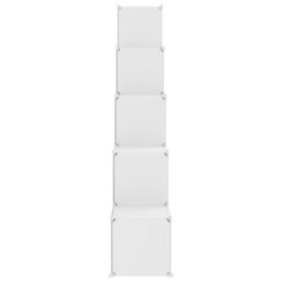 Berkfield Cube Storage Cabinet For Kids With 15 Cubes White Pp - thumbnail 4