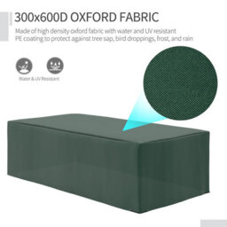 Outsunny 255X142Cm Outdoor Garden Furniture Protective Cover Water Uv Resistant - thumbnail 7