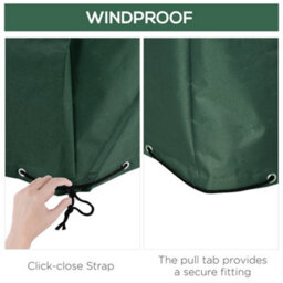 Outsunny 255X142Cm Outdoor Garden Furniture Protective Cover Water Uv Resistant - thumbnail 6