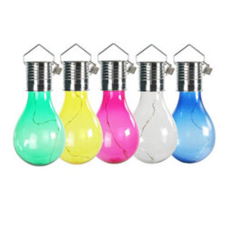 Latto Home Solar Hanging Bulb Lights Outdoor Waterproof Led Festival Garden Decor Lamp Set Of 5 - thumbnail 3