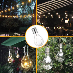Latto Home Solar Hanging Bulb Lights Outdoor Waterproof Led Festival Garden Decor Lamp Set Of 5 - thumbnail 2