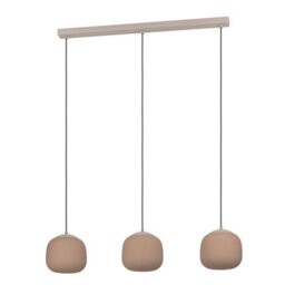 Eglo Cominio Two Toned Satin Glass 3-Light Pendant - thumbnail 3
