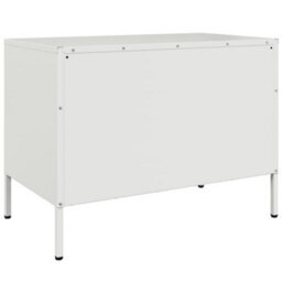 Berkfield Tv Cabinets 2 Pcs White 68X39X50.5 Cm Steel - thumbnail 9