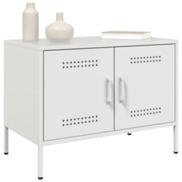 Berkfield Tv Cabinets 2 Pcs White 68X39X50.5 Cm Steel - thumbnail 4