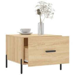 Walplus Coffee Tables 2 Pcs Sonoma Oak 50X50X40 Cm Engineered Wood - thumbnail 4
