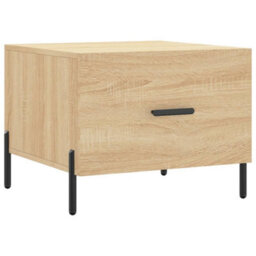 Walplus Coffee Tables 2 Pcs Sonoma Oak 50X50X40 Cm Engineered Wood - thumbnail 5