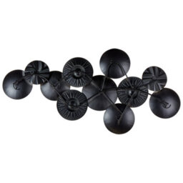 Beliani Wall Decor Thallium 45 Cm Metal Gold - thumbnail 4