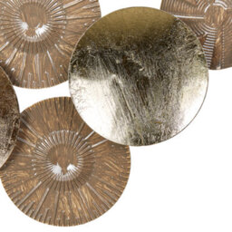 Beliani Wall Decor Thallium 45 Cm Metal Gold - thumbnail 5