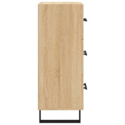 Berkfield Modern Sideboard Sonoma Oak 34.5X34X90 Cm Engineered Wood - thumbnail 7
