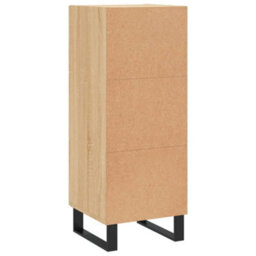 Berkfield Modern Sideboard Sonoma Oak 34.5X34X90 Cm Engineered Wood - thumbnail 8
