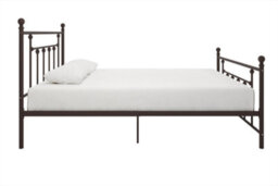 Dorel Home Manila Metal Bed Bronze Look, King - thumbnail 4