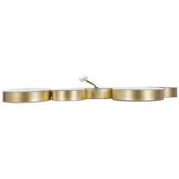 Beliani Gold 5-Light Integrated Led Ceiling Lamp, Iron Frame, Gold Finish - thumbnail 3