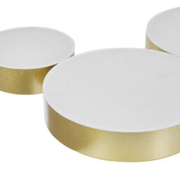 Beliani Gold 5-Light Integrated Led Ceiling Lamp, Iron Frame, Gold Finish - thumbnail 5