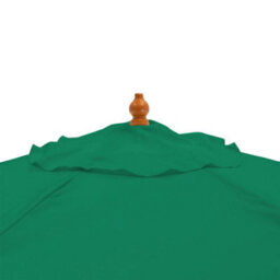 Harbour Housewares Wooden Garden Parasol - 2.7M - Green - thumbnail 5