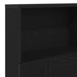 Walplus Headboard Cabinet Black Oak 180 X 19 X 103.5 Cm Engineered Wood - thumbnail 7