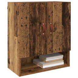 Walplus Wall Cabinet Old Wood 60 X 31 X 70 Cm Engineered Wood - thumbnail 3