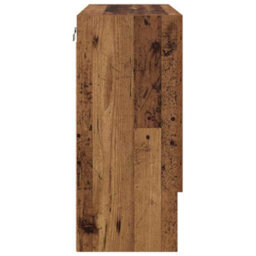 Walplus Wall Cabinet Old Wood 60 X 31 X 70 Cm Engineered Wood - thumbnail 7